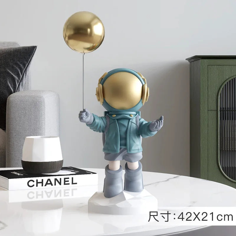 Floating Astronaut Statue Decor