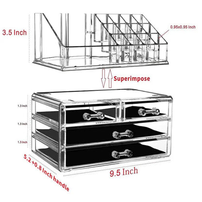 Organizer Clear Cosmetic Storage Box