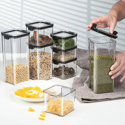 Kitchen Sealed Jar Plastic Multigrain Storage