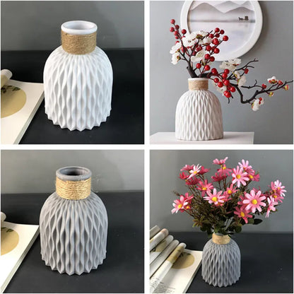 Modern Flower Vase Imitation Ceramic Flower Pot