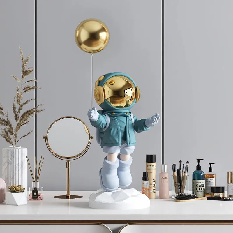 Floating Astronaut Statue Decor