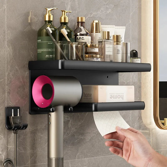 Hair Dryer Storage Rack