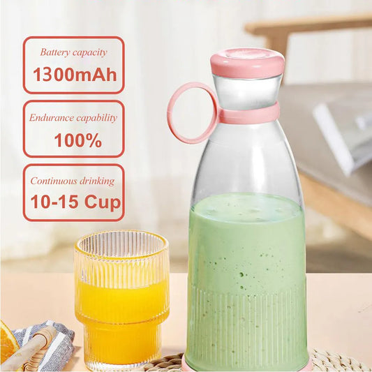 Mini Fast Electric Blender Smoothie Juice Bottle