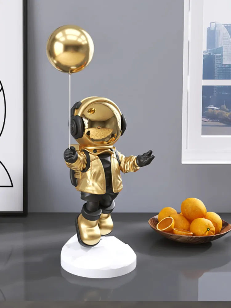 Floating Astronaut Statue Decor