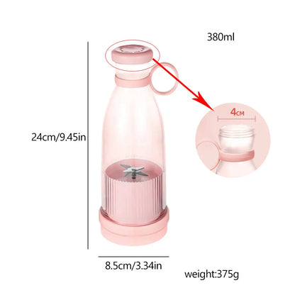 Mini Fast Electric Blender Smoothie Juice Bottle
